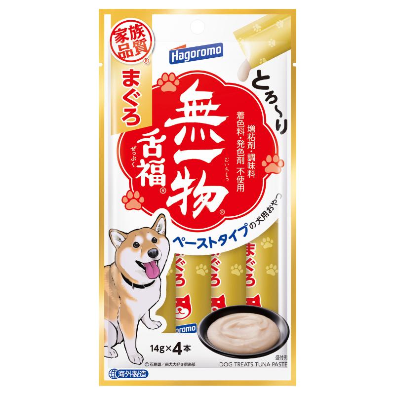 [はごろもフーズ]愛犬用 無一物 舌福 まぐろ 14g×4【4月特価】
