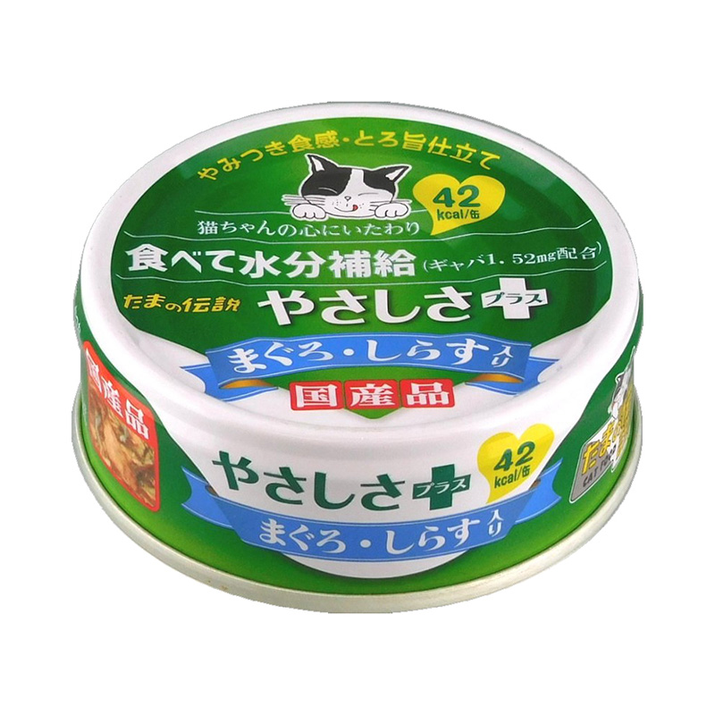 ［STIサンヨー(直送)］食通たまの伝説 やさしさプラス まぐろしらす 70g ※メーカー直送となります ※発注単位・最低発注数量(混載20ケース以上)にご注意下さい