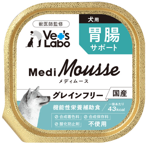 [ジャパンペットコミュニケーションズ] Vet's Labo メディムース 犬用 胃腸サポート 95g ※通販サイト掲載販売不可