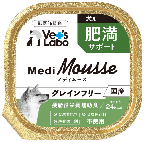 [ジャパンペットコミュニケーションズ] Vet's Labo メディムース 犬用 肥満サポート 95g ※通販サイト掲載販売不可