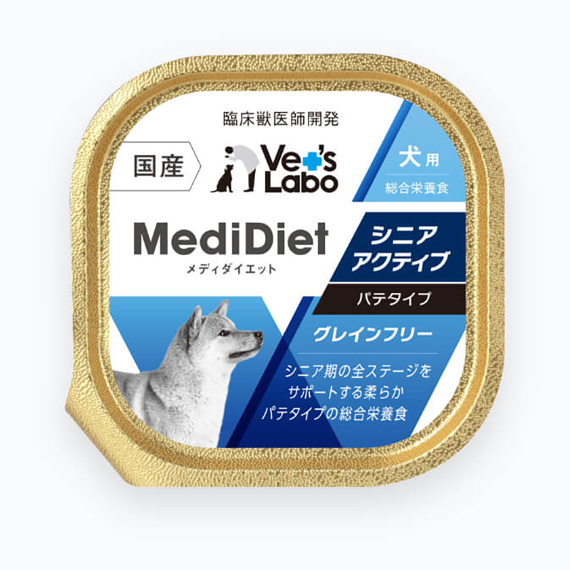 [ジャパンペットコミュニケーションズ(直送)] Vet's Labo メディダイエット 犬用 シニア アクティブ 95g ※通販サイト掲載販売不可 ※メーカー直送 ※発注単位・最低発注数量(混載2ケース以上)にご注意下さい