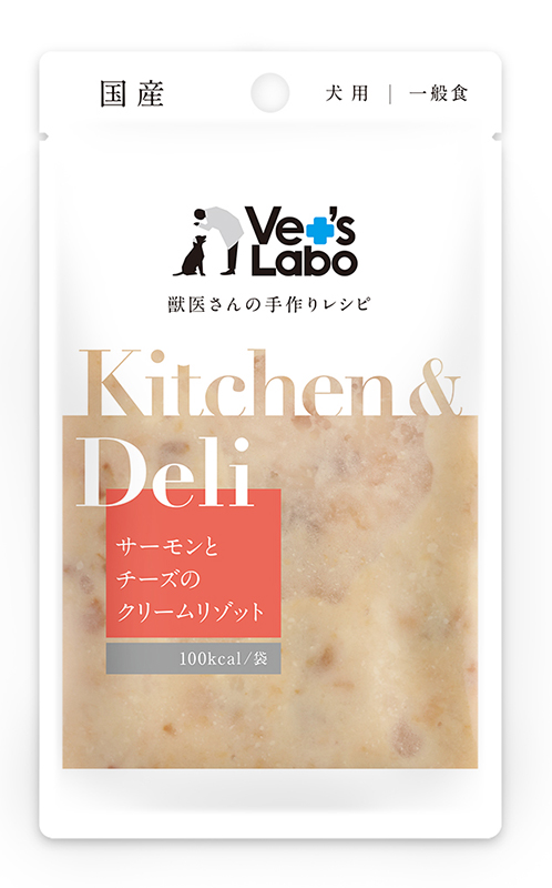 [ジャパンペットコミュニケーションズ] Kitchen & Deli サーモンとチーズのクリームリゾット 80g