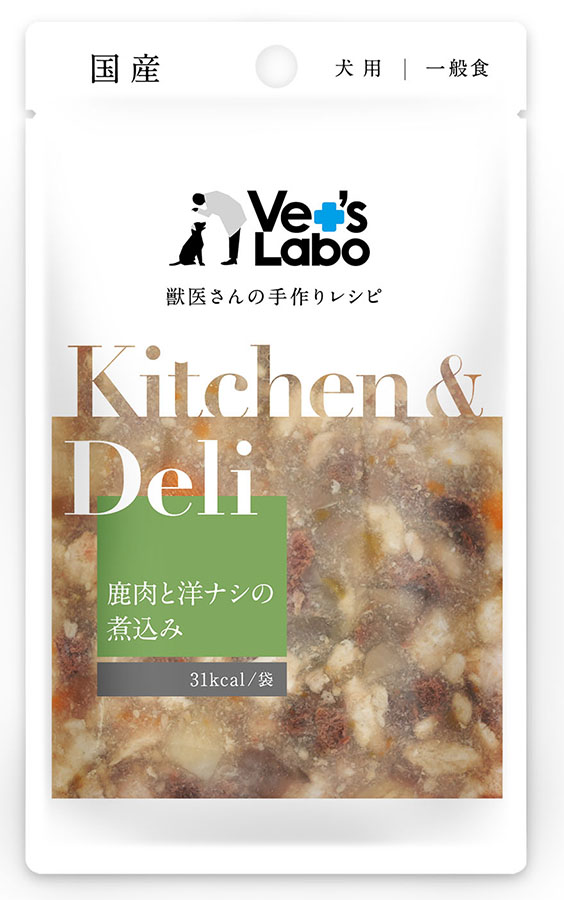 [ジャパンペットコミュニケーションズ] Kitchen & Deli 鹿肉と洋ナシの煮込み 80g