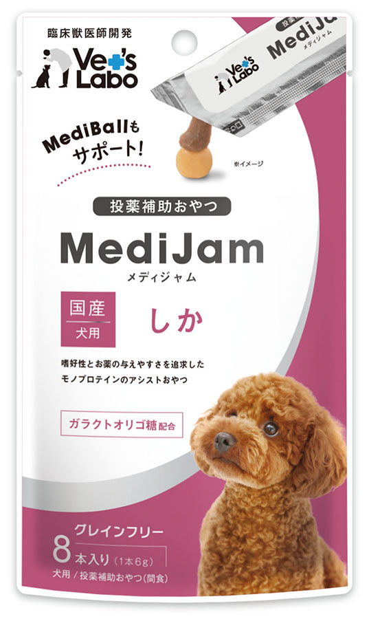 [ジャパンペットコミュニケーションズ] メディジャム 犬用 しか  6g×8本入