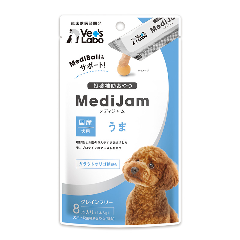 [ジャパンペットコミュニケーションズ] メディジャム 犬用 うま 48g