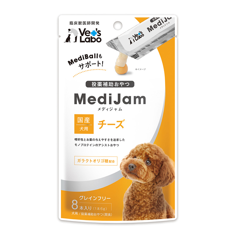 [ジャパンペットコミュニケーションズ] メディジャム 犬用 チーズ 48g