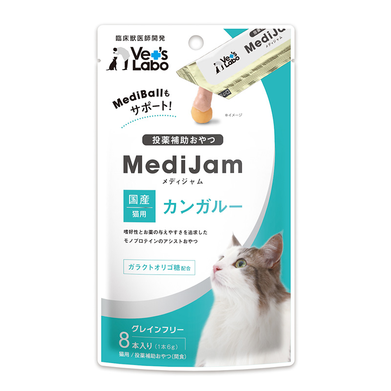 [ジャパンペットコミュニケーションズ] メディジャム 猫用 カンガルー 48g