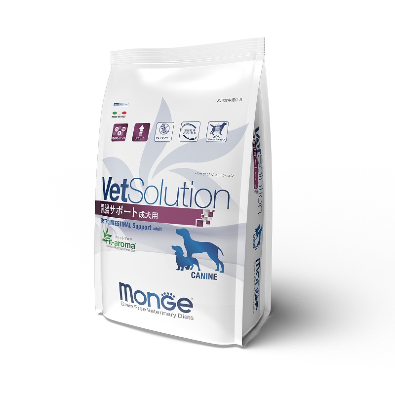 ［ジャパンペットコミュニケーションズ(直送)］VetSolution 犬用 胃腸サポート 成犬用 3kg ＜ペット専門店商材＞ ※販売承認登録制 ※メーカー直送 ※発注単位・最低発注数量(混載2ケース以上)にご注意下さい