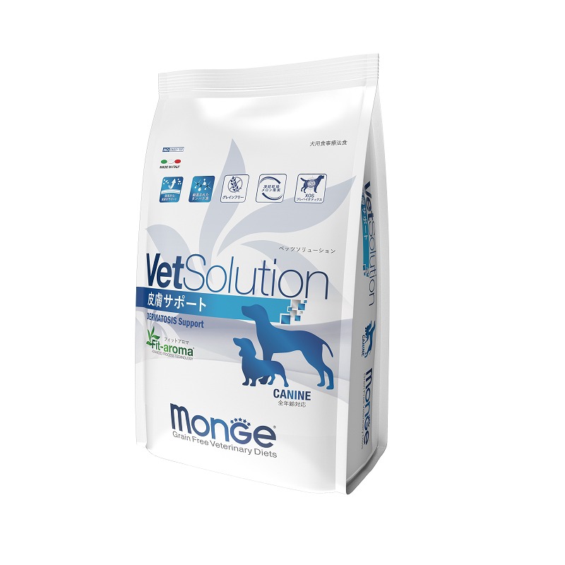 ［ジャパンペットコミュニケーションズ(直送)］VetSolution 犬用皮膚サポート 800g ＜ペット専門店商材＞ ※販売承認登録制 ※メーカー直送 ※発注単位・最低発注数量(混載2ケース以上)にご注意下さい