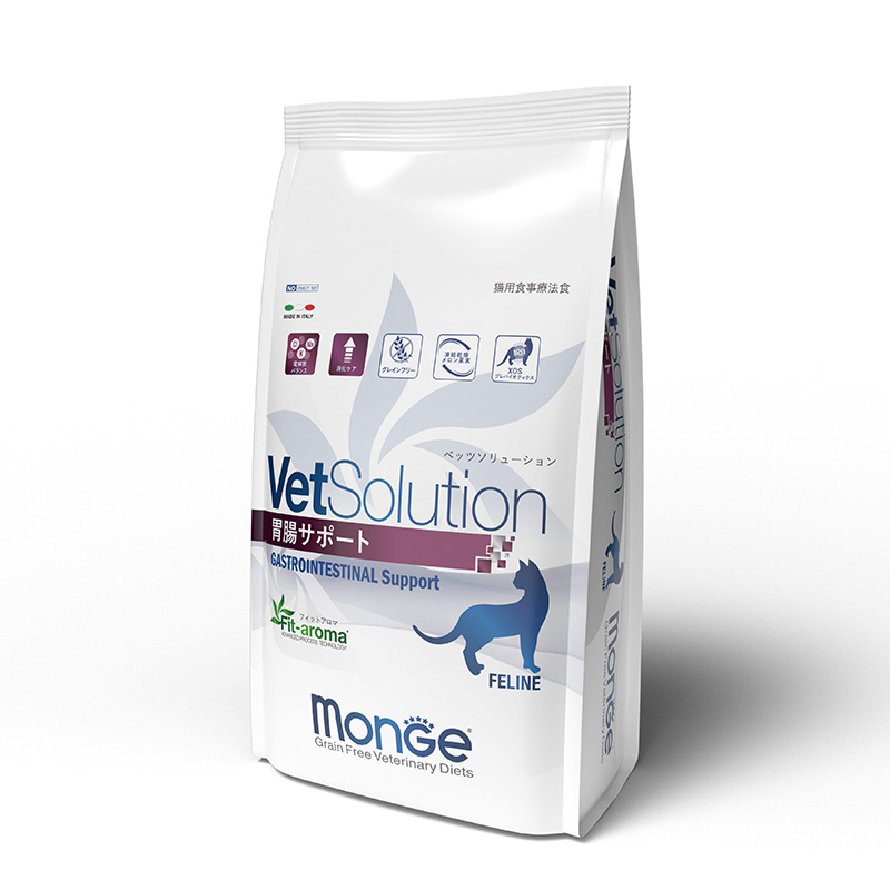 ［ジャパンペットコミュニケーションズ(直送)］VetSolution 猫用胃腸サポート 2kg ＜ペット専門店商材＞ ※販売承認登録制 ※メーカー直送 ※発注単位・最低発注数量(混載2ケース以上)にご注意下さい