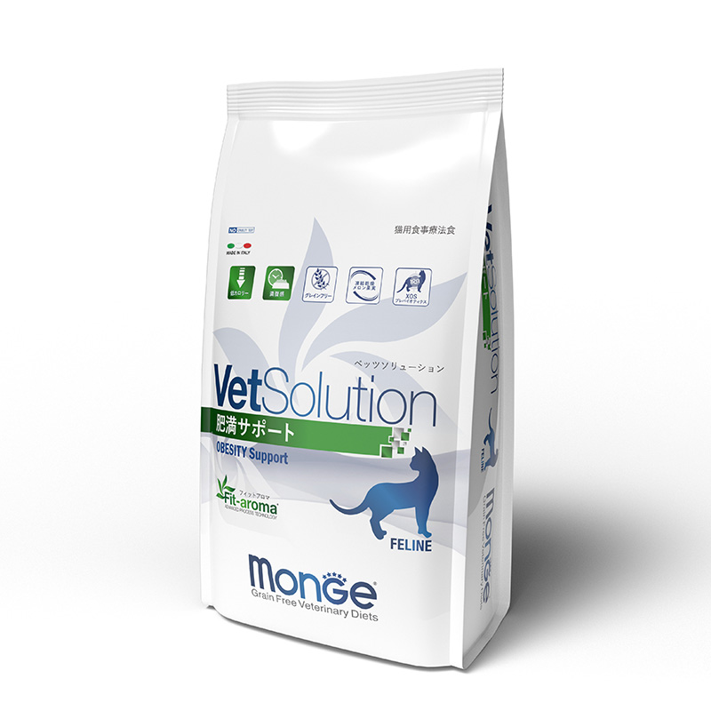 ［ジャパンペットコミュニケーションズ(直送)］VetSolution 猫用肥満サポート 2kg ＜ペット専門店商材＞ ※販売承認登録制 ※メーカー直送 ※発注単位・最低発注数量(混載2ケース以上)にご注意下さい