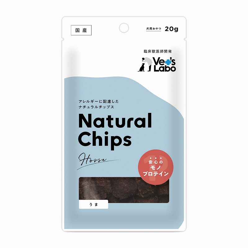 ［ジャパンペットコミュニケーションズ］Vet's Labo ナチュラルチップス うま 20g