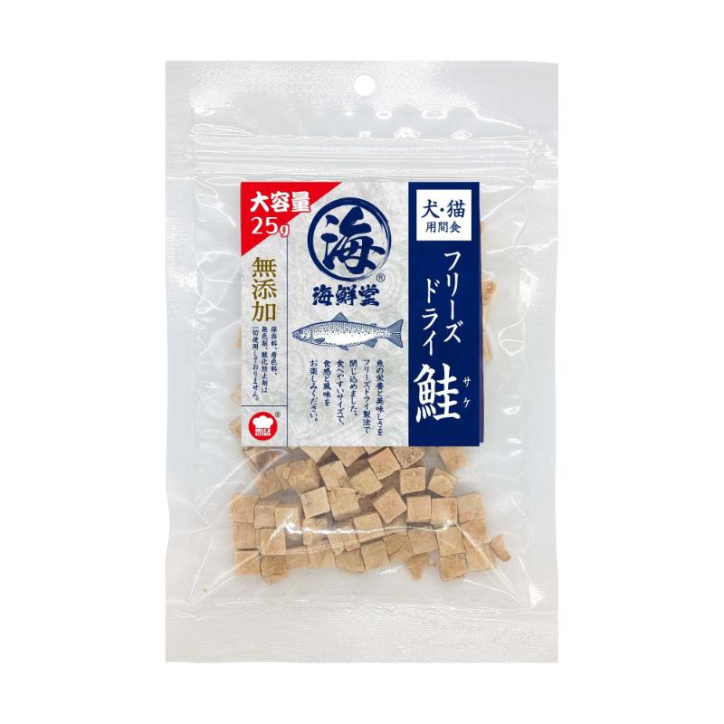 ［F&Bell］海鮮堂 大容量 フリーズドライ鮭 25g