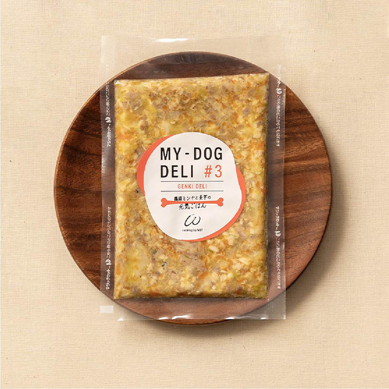 [ラテルWAN-DELI-TOKYO(直送)] MY-DOG DELI  ＃3 鶏頭ミンチと長芋の元気ごはん 100g ※要冷凍 ※メーカー直送 ＜専門店商材＞