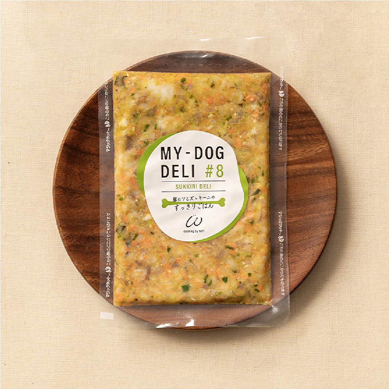 [ラテルWAN-DELI-TOKYO(直送)] MY-DOG DELI  ＃8 豚モツとズッキーニのすっきりごはん 100g ※要冷凍 ※メーカー直送 ＜専門店商材＞