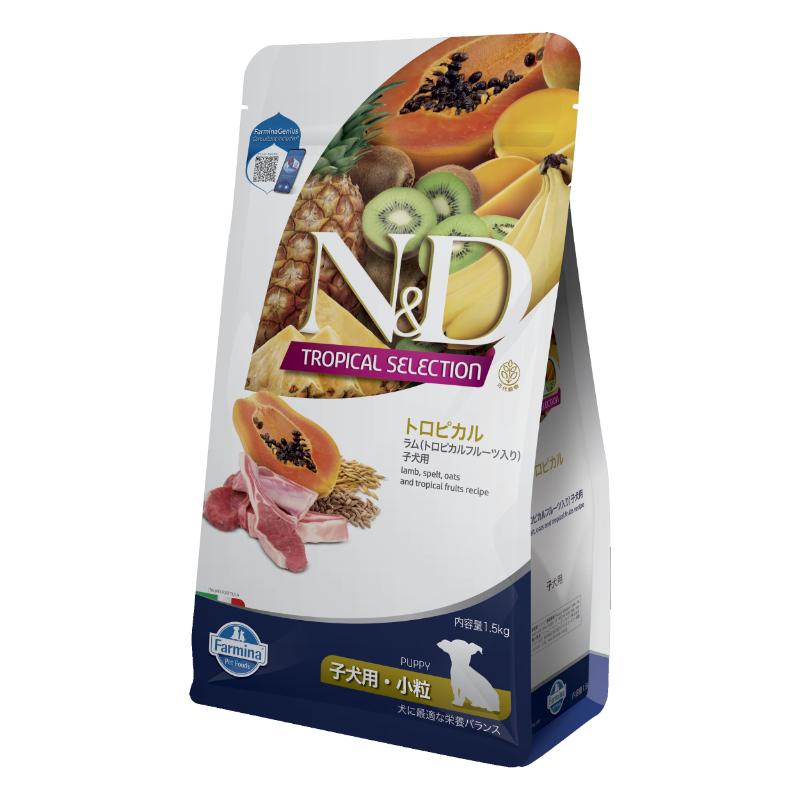 [ファルミナペットフーズ･ジャパン]N&D トロピカル ラム(トロピカルフルーツ入り)子犬用 1.5kg