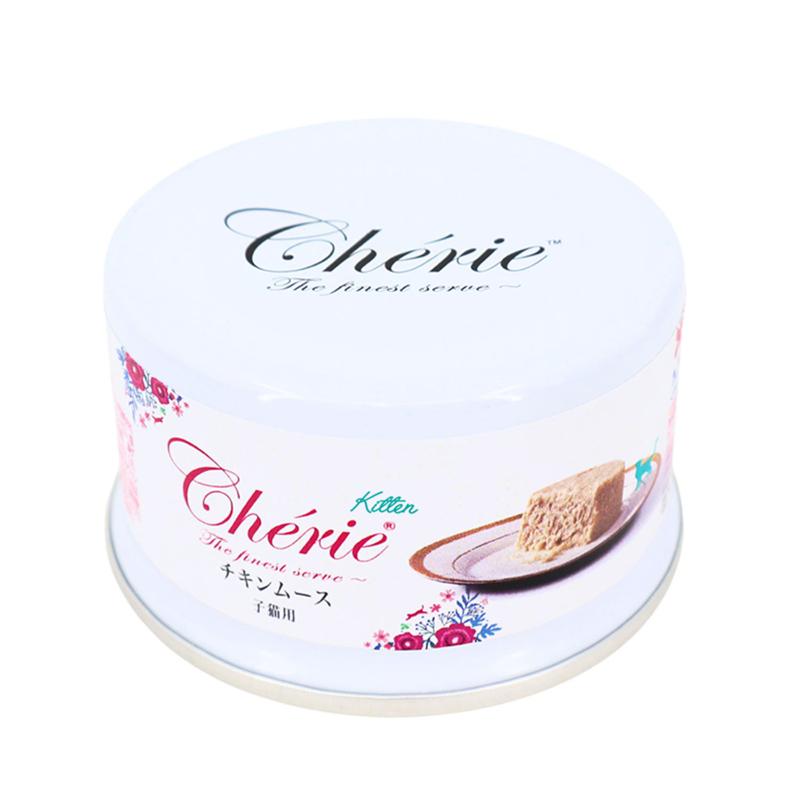 ［ペットプロジャパン］HappyDays Cherie チキンムース 子猫用 80g【ペットプロ新商品セール_食品】