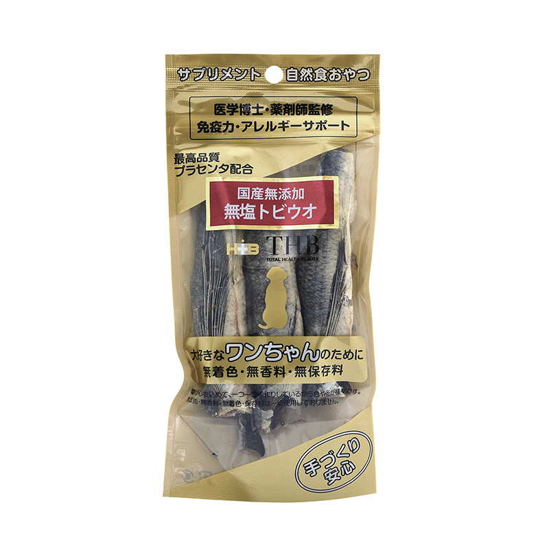 ［THB JAPAN］豚プラセンタ無加塩トビウオ 35g 【犬用】＜ペット専門店商材＞ ●通販サイト掲載販売不可