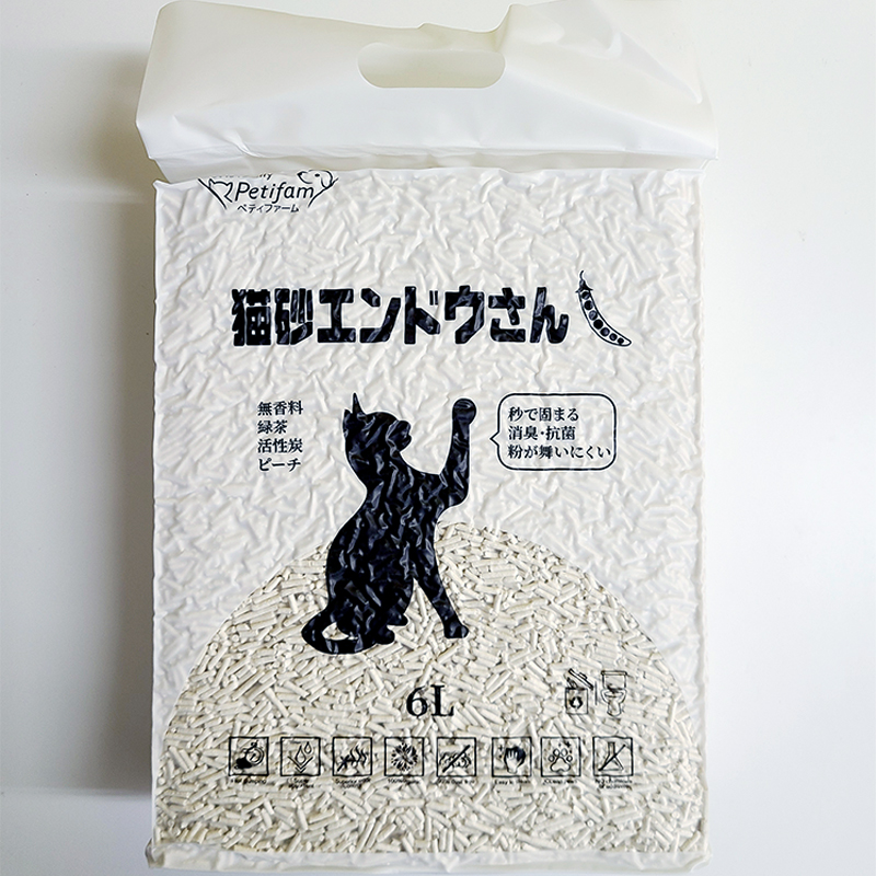[ペティファーム(直送)] 猫砂エンドウさん 無香料  ※発注単位・最低ご購入金額にご注意下さい。