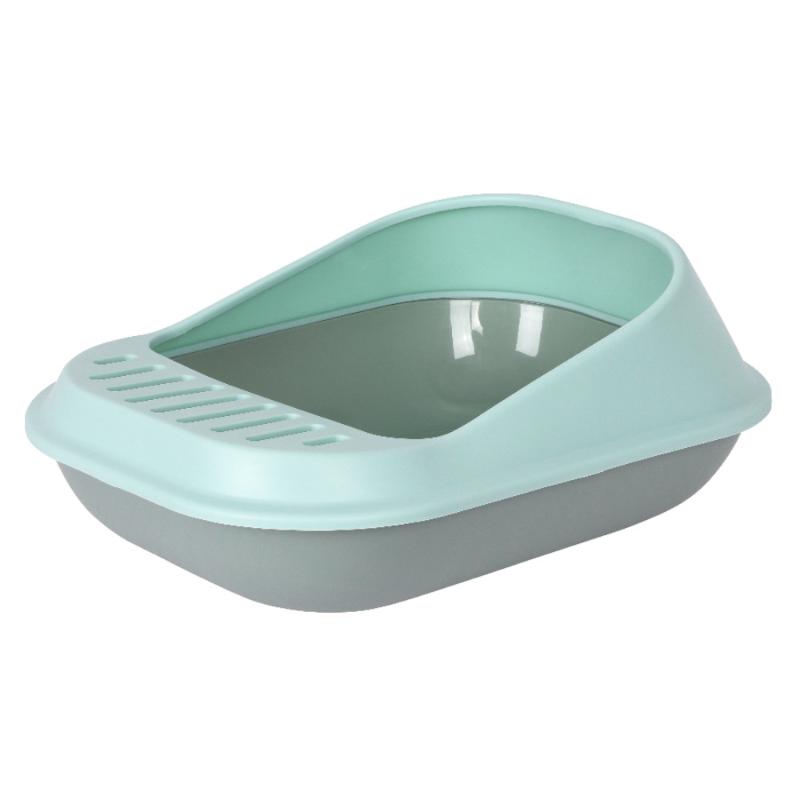 【アウトレット】［ペティファーム］カラフルキャットトイレL グリーン