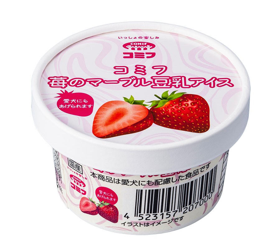 ホットドッグ コミフ 苺のマーブル豆乳アイス メーカー直送 ペット用品の仕入は Petポチッと で