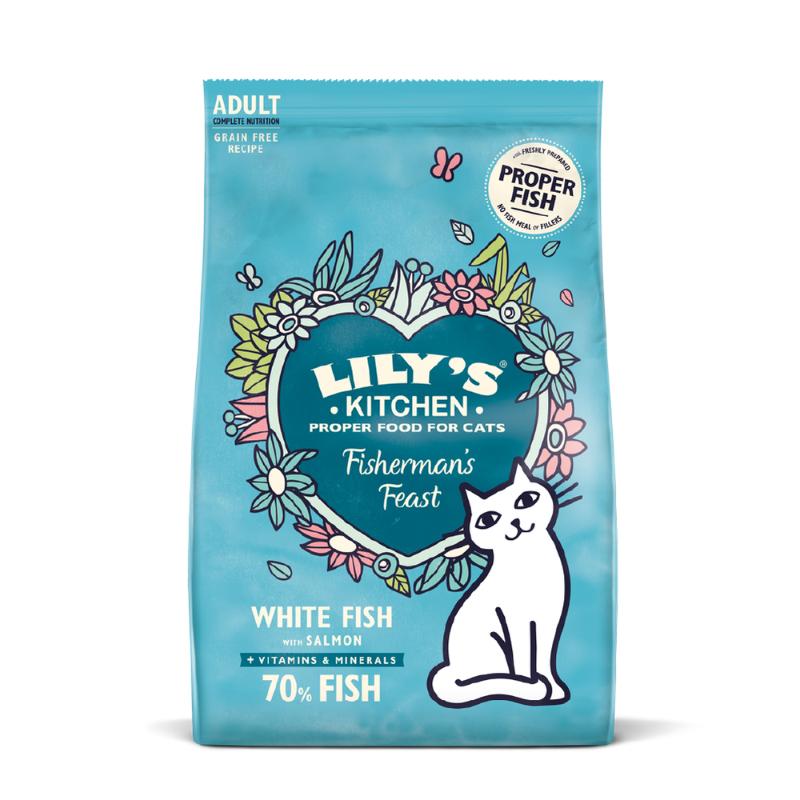 【アウトレット】［からだ想い］リリーズキッチン 成猫漁師風のご馳走ホワイトフィッシュとサーモン800g