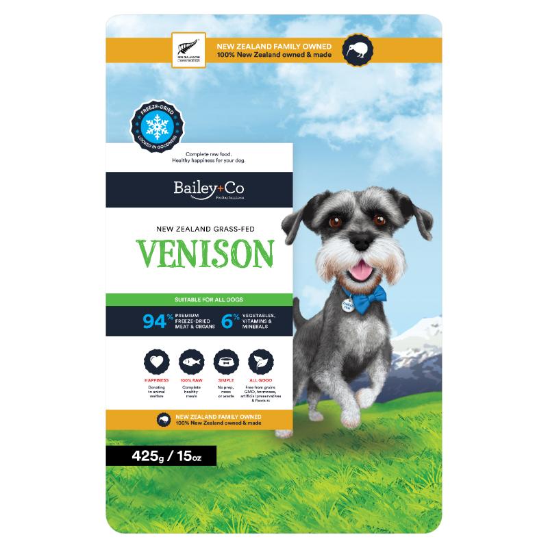 ［からだ想い］ベイリーコー フリーズドライ コンプリート 鹿肉 犬用 425g