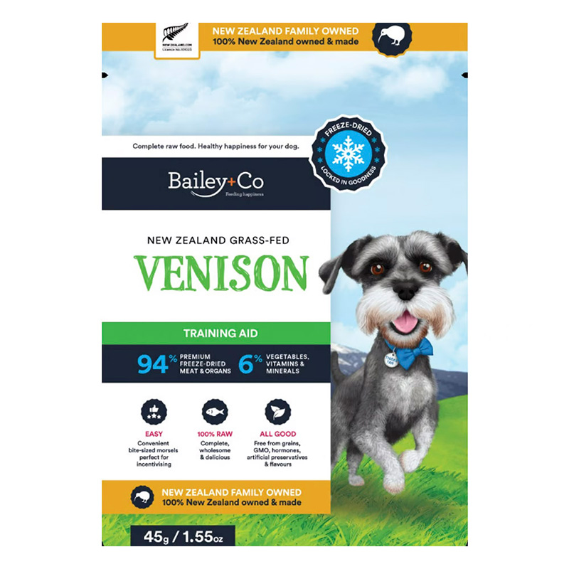 ［からだ想い］ベイリーコー フリーズドライ コンプリート 鹿肉 45g