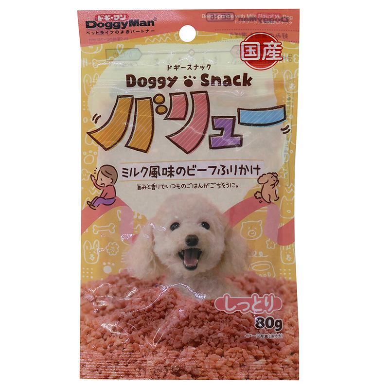 ドギーマンハヤシ 食品事業部] ＤＳＶ ミルク風味のビーフふりかけ ８０ｇの卸売 | ペットフード・ペット用品の卸売・仕入はPETポチッと  ラブリー・ペット商事