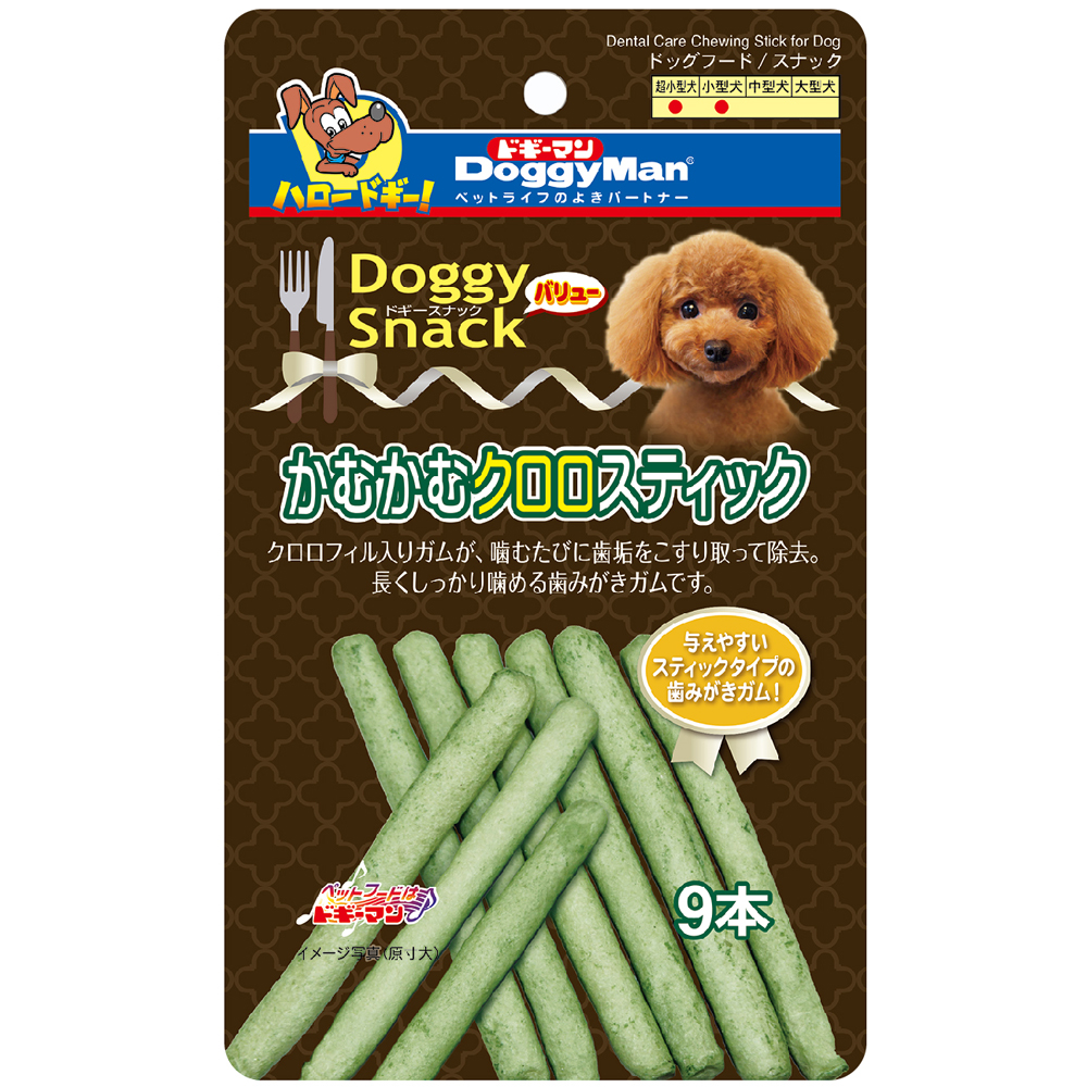 ドギーマンハヤシ 食品事業部 ｄｓｖ かむかむクロロスティック ９本の卸売 ペット用品の仕入は Petポチッと で