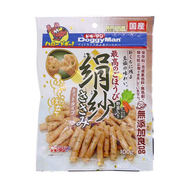 [ドギーマンハヤシ] 絹紗 カットタイプ 野菜入り 100g