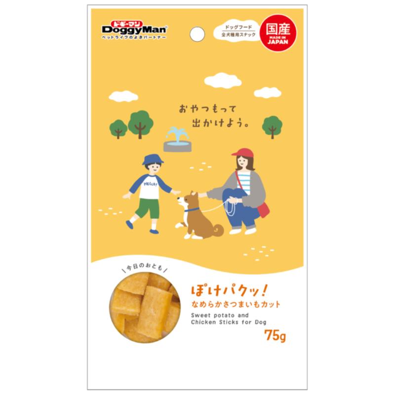 ［ドギーマンハヤシ］ぽけパクッ！ なめらかさつまいもカット 75g