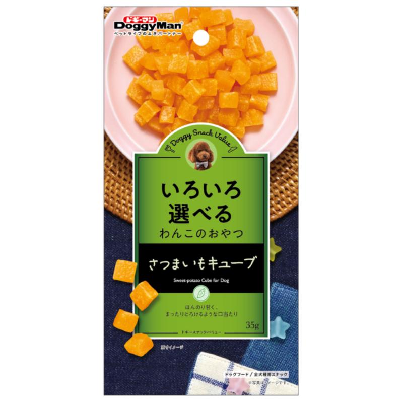 ［ドギーマンハヤシ］ドギースナックバリュー さつまいもキューブ 35g