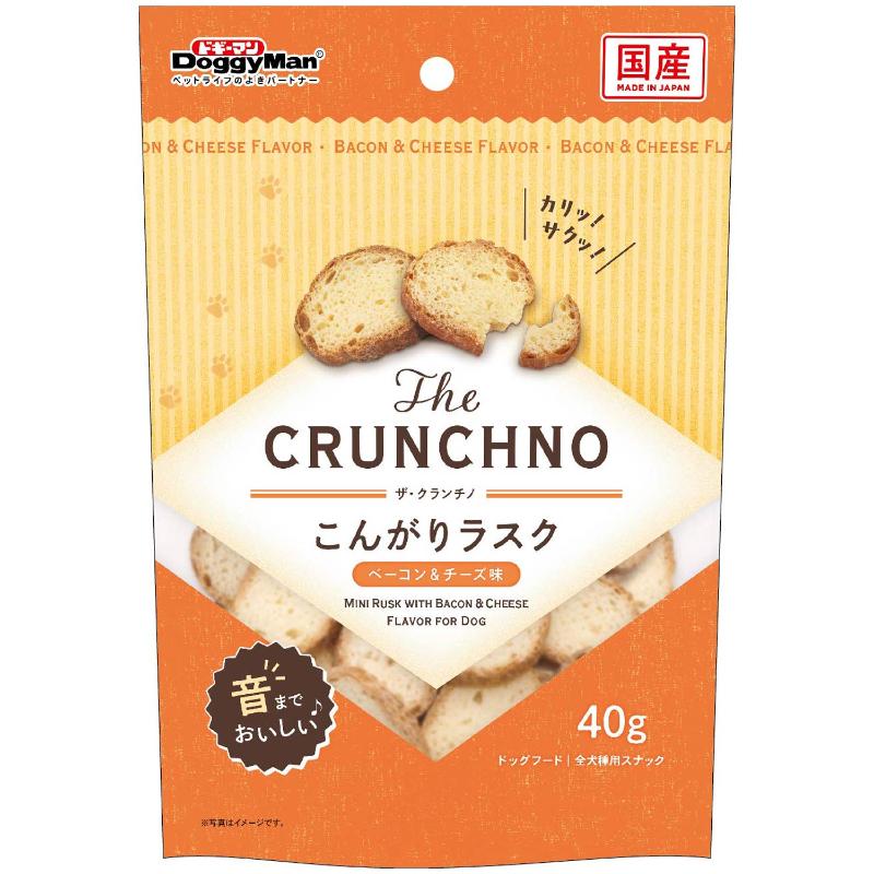 [ドギーマンハヤシ]The CRUNCHNO こんがりラスク ベーコン&チーズ味 40g