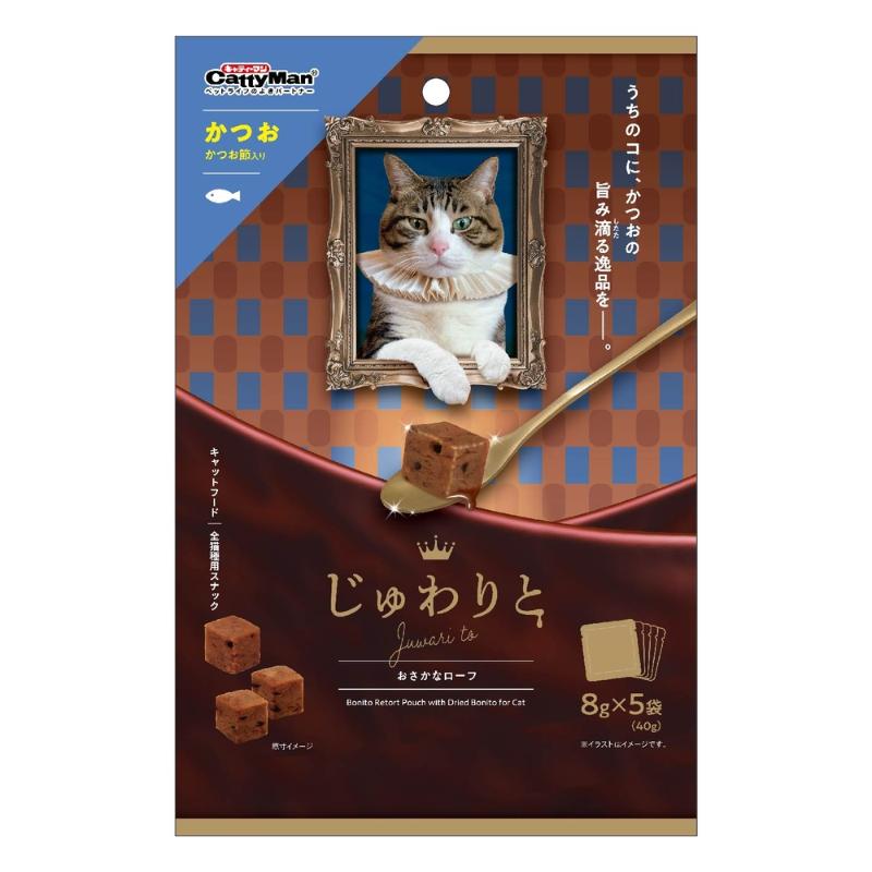 ［ドギーマンハヤシ］じゅわりと おさかなローフ かつお かつお節入り 40g(8g×5袋)
