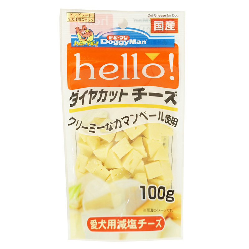[ドギーマンハヤシ] heLLo！ダイヤカットチーズ 100g　【メーカーフェア】