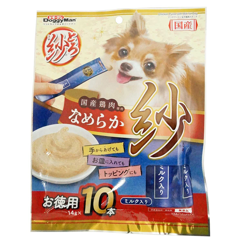 [ドギーマンハヤシ] とろ紗 ミルク入り 14g×10本
