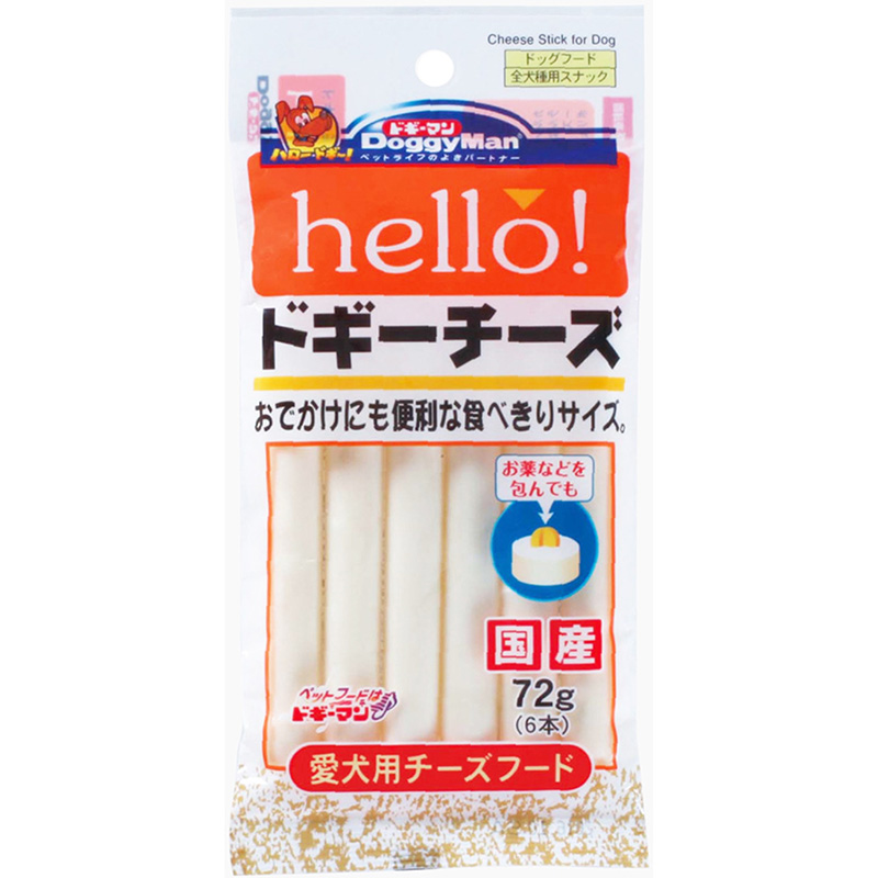 [ドギーマンハヤシ] heLLo！ ドギーチーズ 72g(6本)