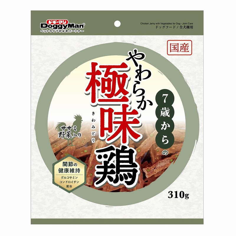 ［ドギーマンハヤシ］7歳からのやわらか極味鶏ササミ野菜入り 310g