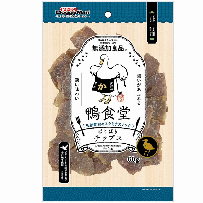 【アウトレット】［ドギーマンハヤシ］鴨食堂 ぱりぱりチップス 60g