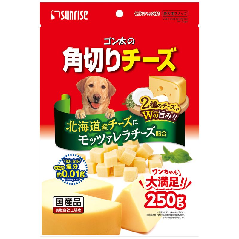 ［マルカン サンライズ］ゴン太の角切りチーズ 250g