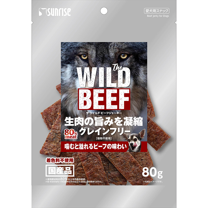 [マルカン サンライズ] The WILD BEEF JERKY 80g