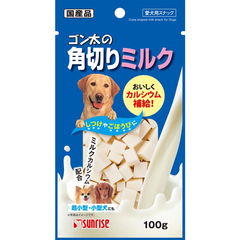 ［マルカン サンライズ］ゴン太の角切りミルク 100g