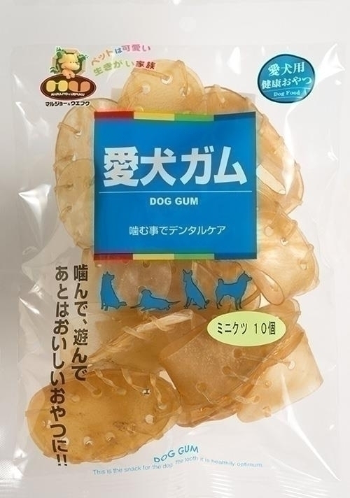 ［マルジョー＆ウエフク(直送)］愛犬ガム ミニクツ 10個※最低ご購入金額にご注意下さい