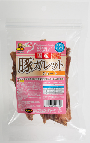［マルジョー＆ウエフク(直送)］国産豚ガレットショート 35g※最低ご購入金額にご注意下さい