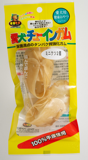［マルジョー＆ウエフク(直送)］愛犬チューイングガム ミニくつ 2個※最低ご購入金額にご注意下さい