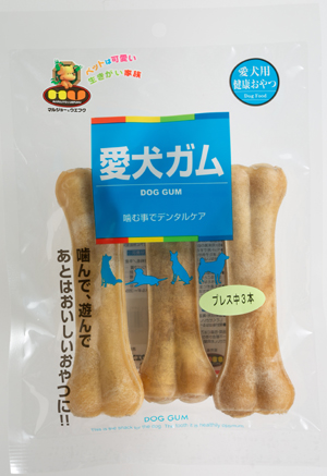 ［マルジョー＆ウエフク(直送)］愛犬ガム プレス中 3本※最低ご購入金額にご注意下さい