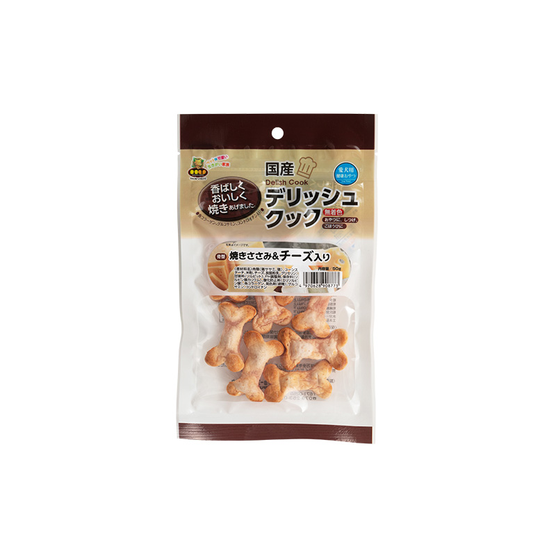 ［マルジョー＆ウエフク(直送)］Newデリッシュクック 焼きささみ＆チーズ 50g