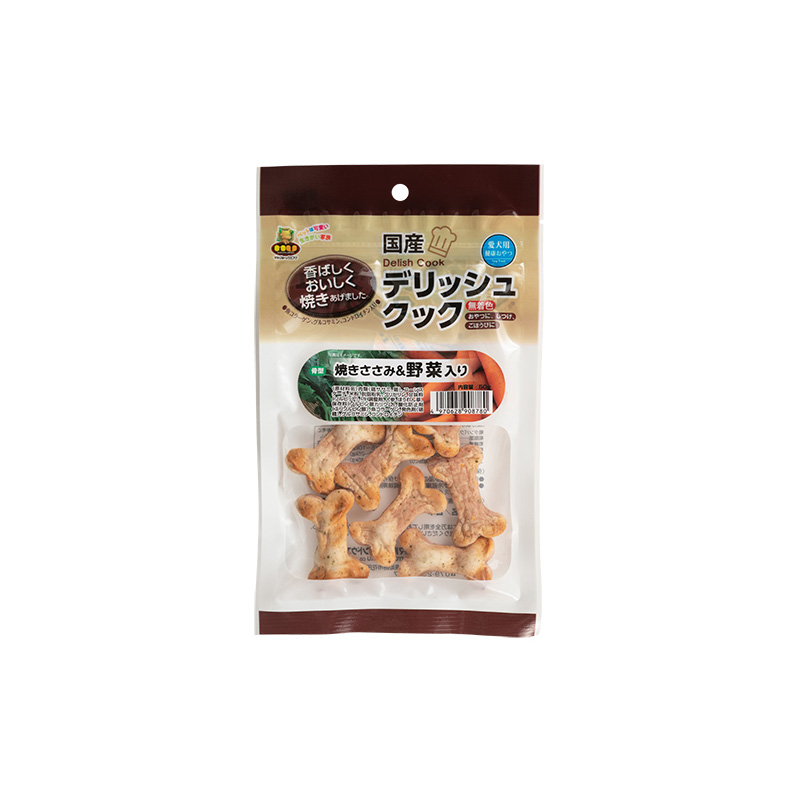 ［マルジョー＆ウエフク(直送)］Newデリッシュクック 焼きささみ＆野菜 50g