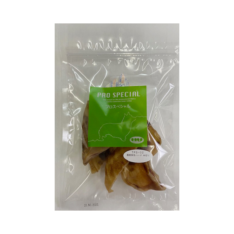 ［マルジョー＆ウエフク(直送)］プロスペシャル 国産豚みみハード半切り 90g ※最低ご購入金額にご注意下さい